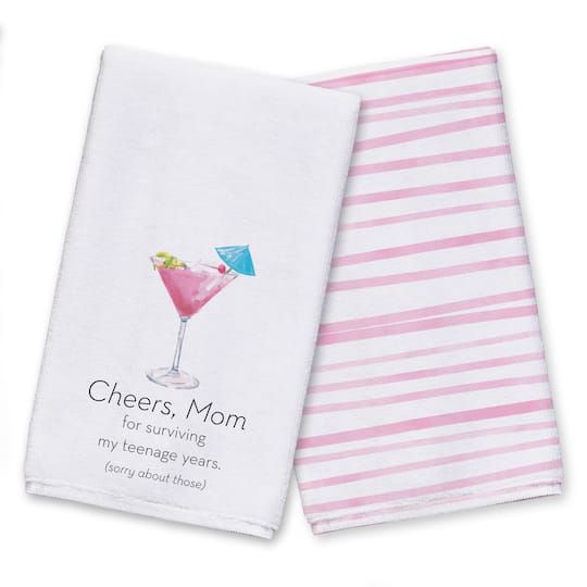 Cheers Mom Tea Towel Set